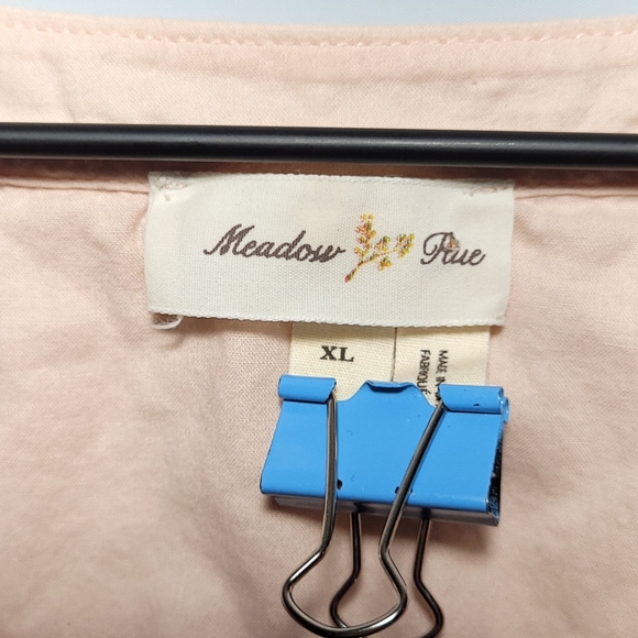 💥BOGO💥 Meadow Rue by Anthropologie, women's crochet accent top, size XL - Picture 5 of 6